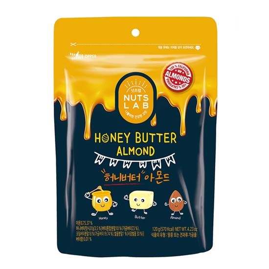 NutsLab Honey Butter Almond 120g WholesaleYummygift